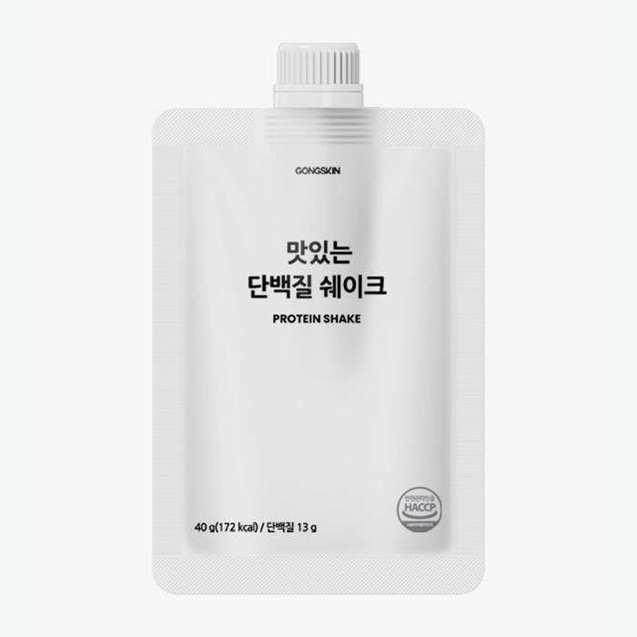 공스킨 맛있는 단백질 쉐이크