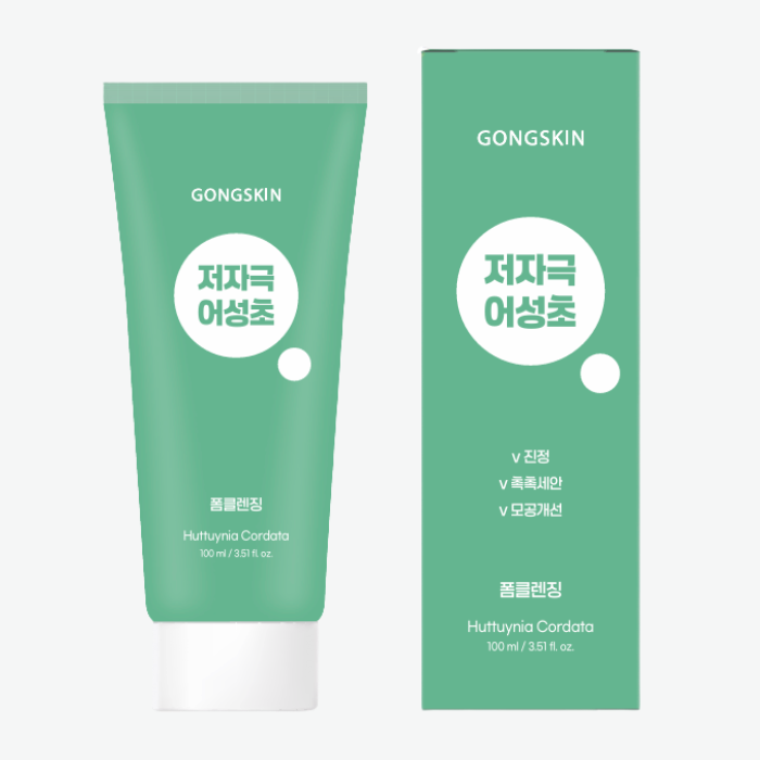 공스킨 저자극 어성초 폼클렌징(체험특가) 1인당1개씩