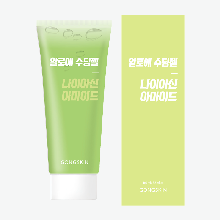 공스킨 알로에 나이아신아마이드 마사지 수딩젤(체험특가) 1인당1개씩